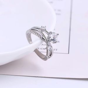 Women's zircon decorative ring